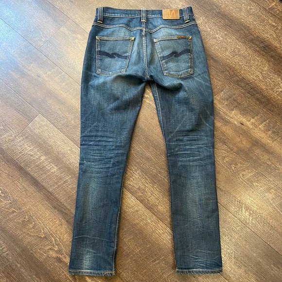 Nudie Grim Tim Slim Fit Jeans -32x32 - Picture 3 of 12